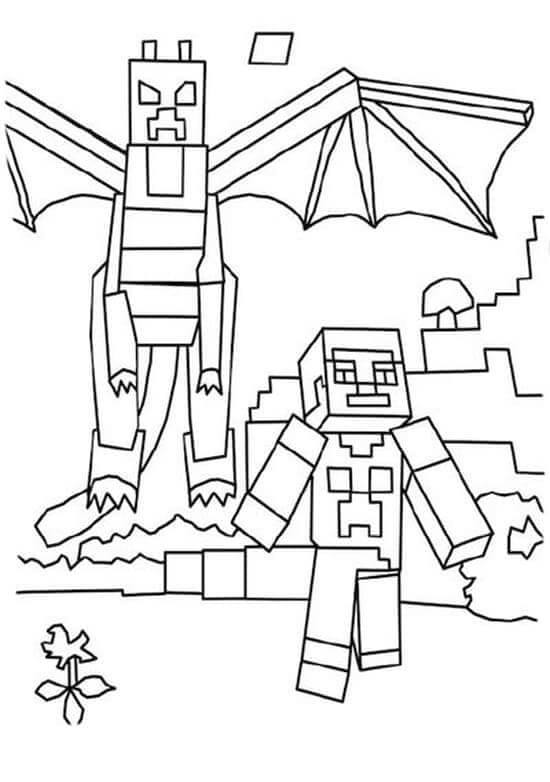 Minecraft (34) Boyama Sayfası