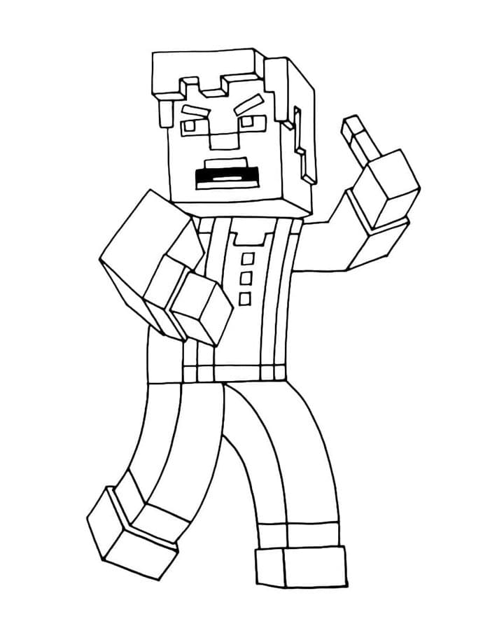 Minecraft (5) Boyama Sayfası
