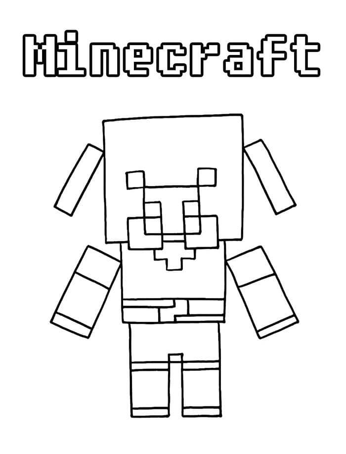 Minecraft (7) Boyama Sayfası