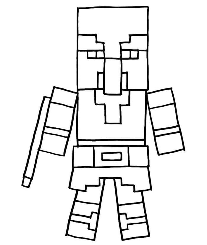 Minecraft (8) Boyama Sayfası