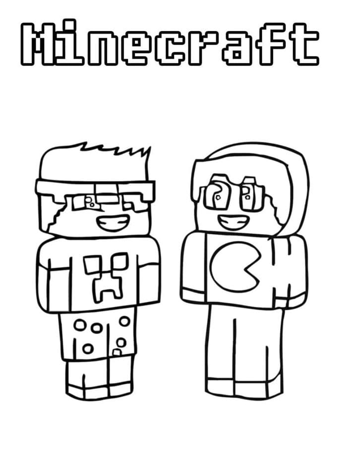 Minecraft (9) Boyama Sayfası