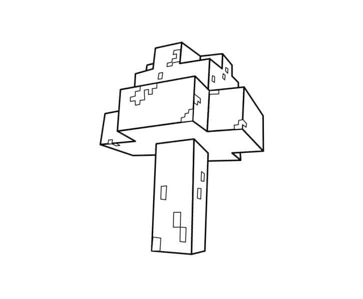 Minecraft Baskı Sayfası Boyama Sayfası