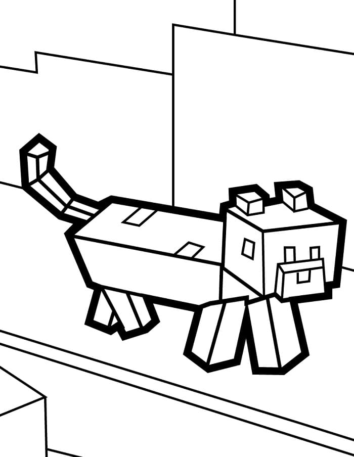 Minecraft Ücretsiz Boyama Sayfası