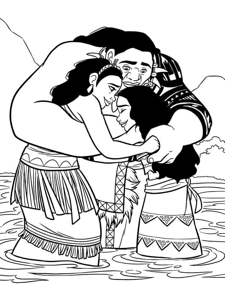 Moana (2) Boyama Sayfası