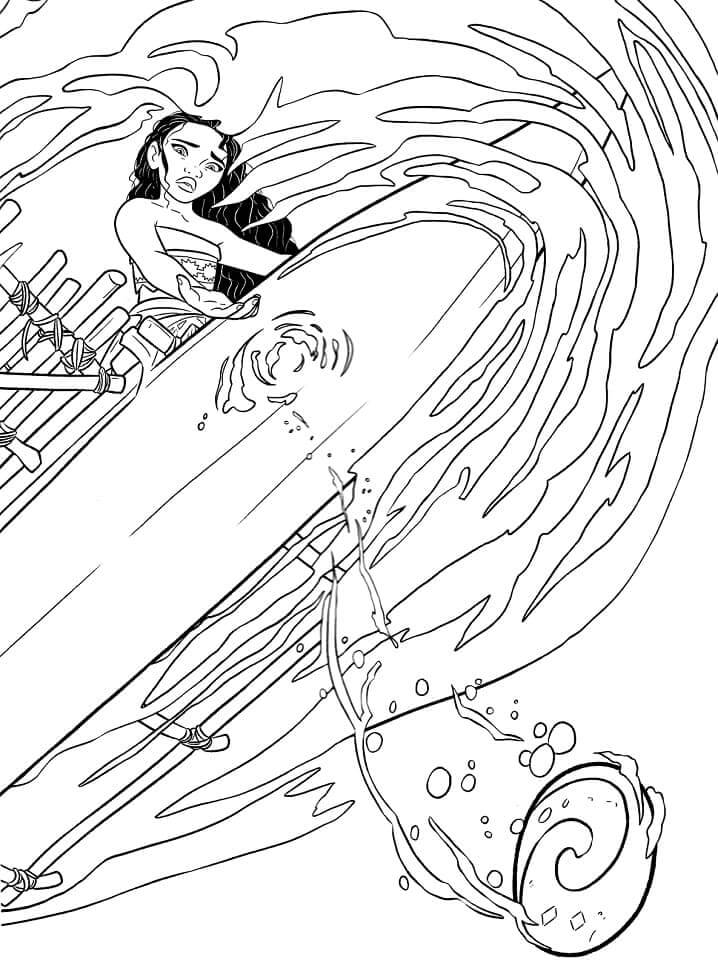 Moana (5) Boyama Sayfası