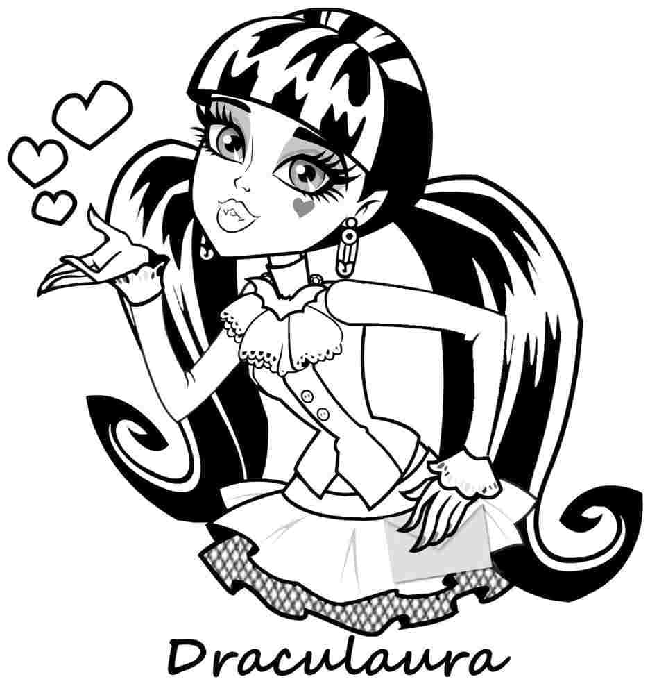 Monster High (4) Boyama Sayfası