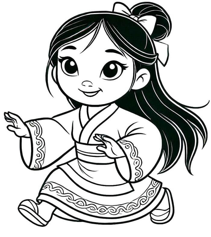 Mulan (10) Boyama Sayfası