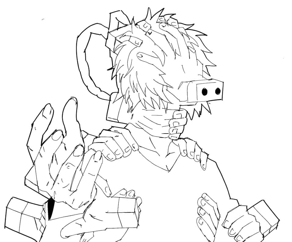 My Hero Academia Ücretsiz Basım Boyama Sayfası