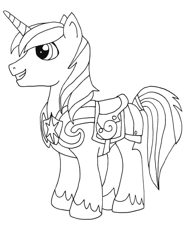 My Little Pony Yazdırılabilir Boyama Sayfası