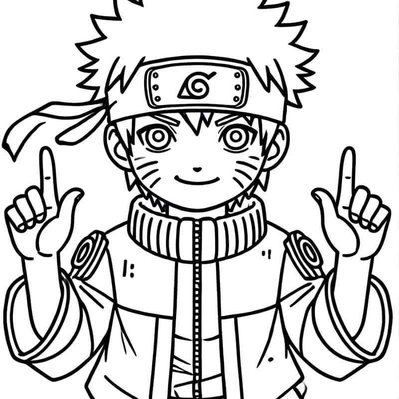 Naruto (10) Boyama Sayfası