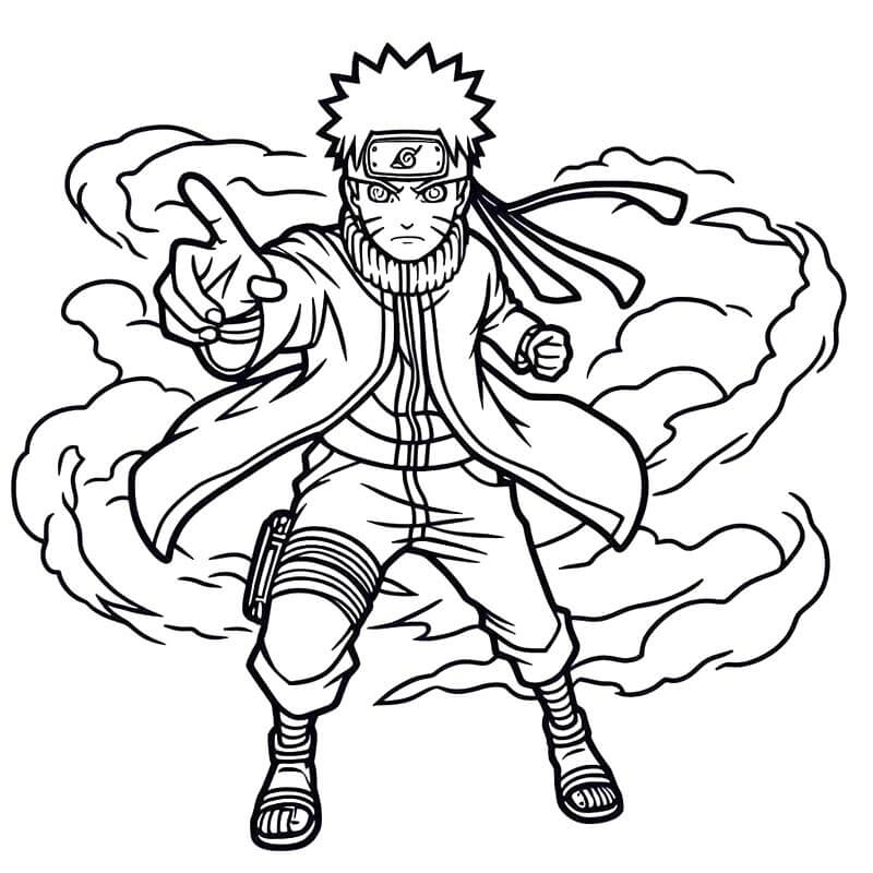 Naruto (16) Boyama Sayfası