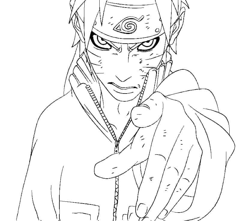 Naruto (19) Boyama Sayfası