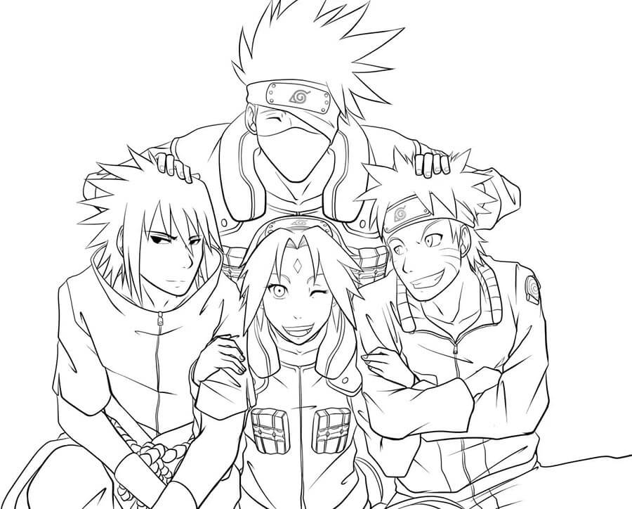 Naruto (7) Boyama Sayfası