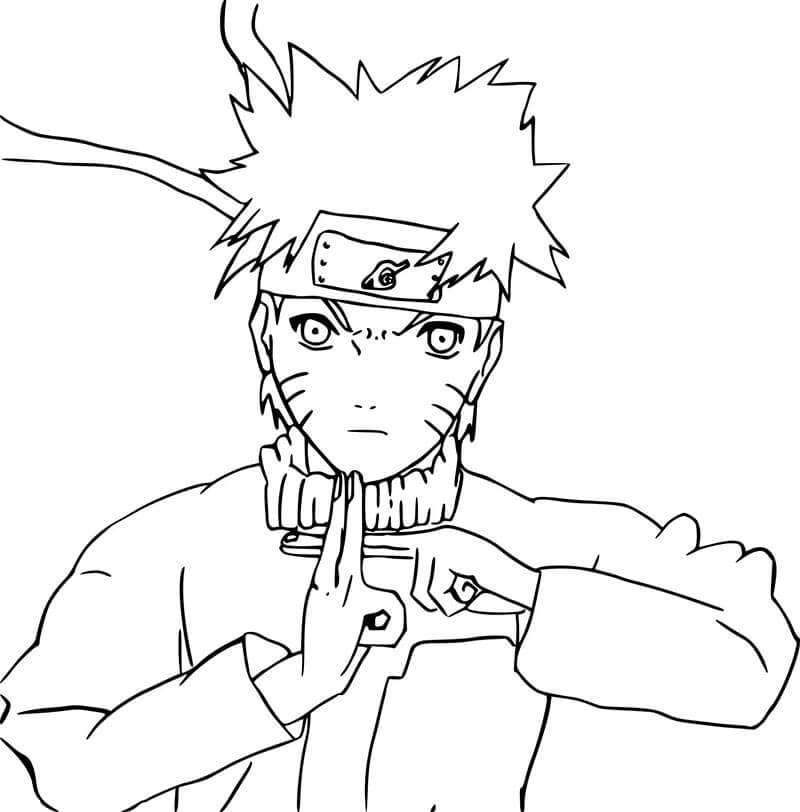 Naruto (8) Boyama Sayfası