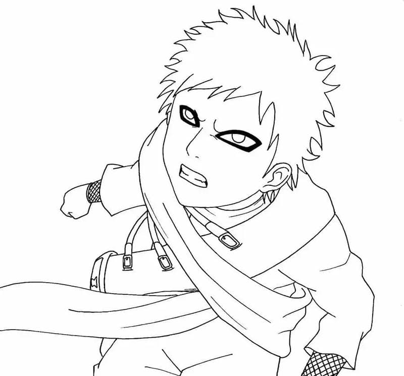 Naruto Animasyon Boyama Sayfası