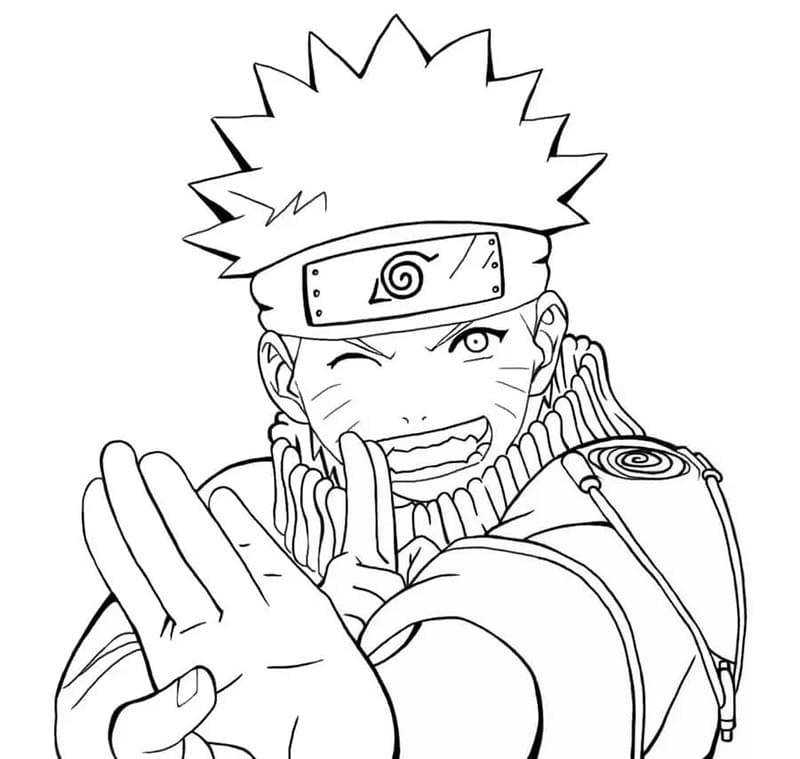 Naruto Anime Boyama Sayfası