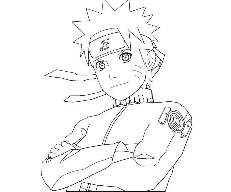 Naruto Renklendirme Boyama Sayfası