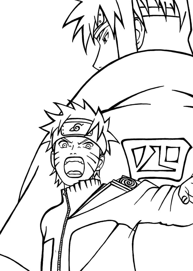 Naruto Ücretsiz Basım Boyama Sayfası