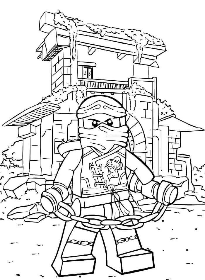 Ninjago (4) Boyama Sayfası