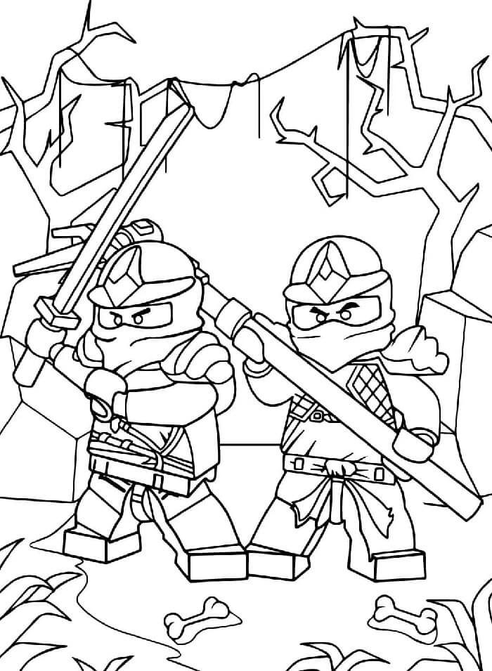 Ninjago (5) Boyama Sayfası
