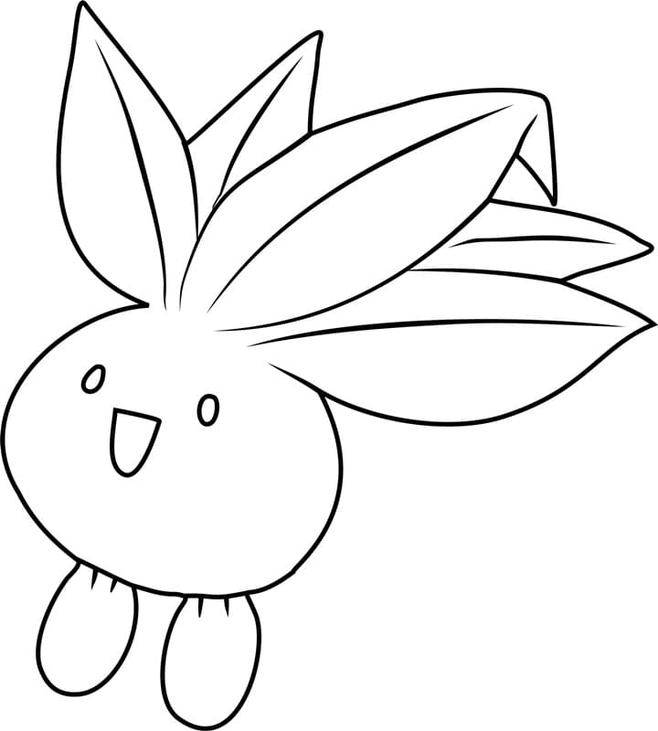 Oddish Pokemon Boyama Sayfası