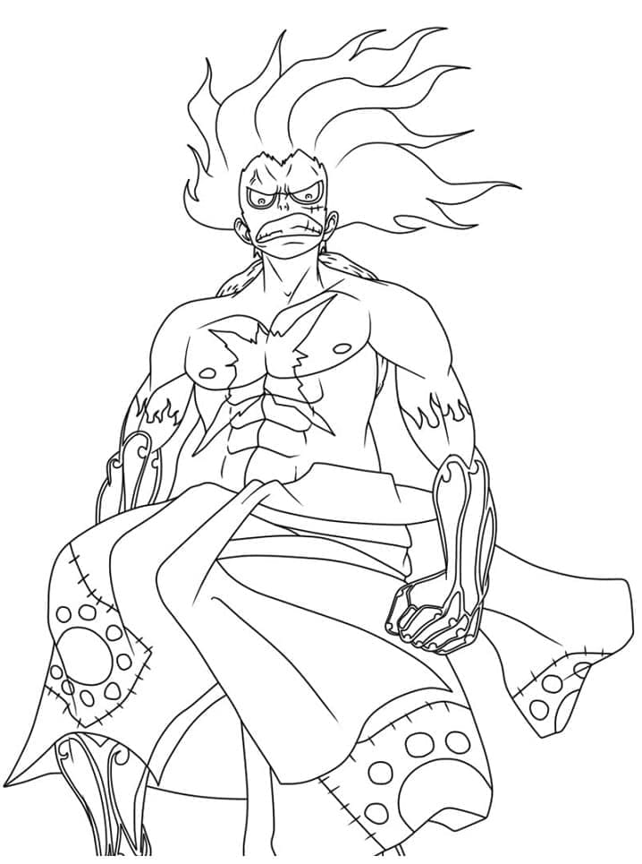 One Piece Resim Boyama Sayfası