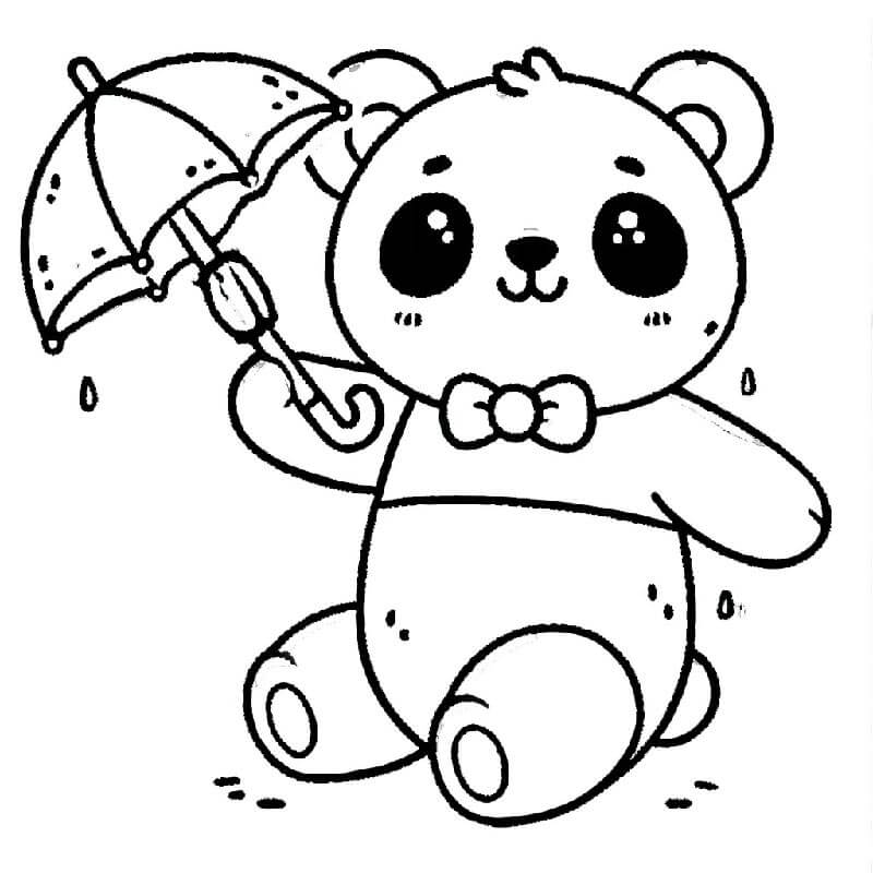 Panda (10) Boyama Sayfası
