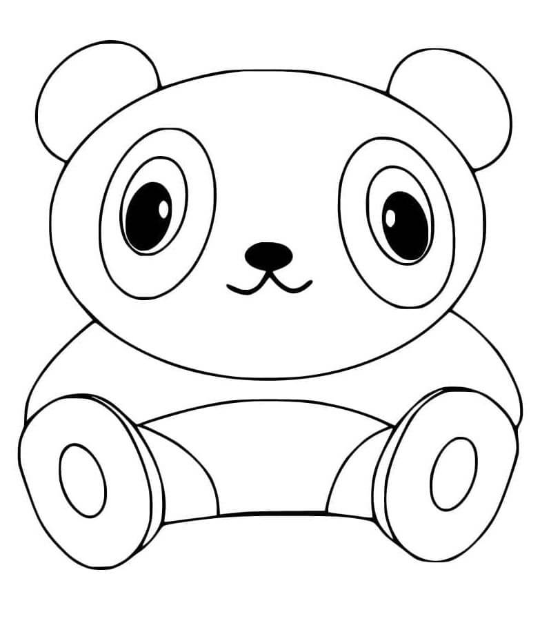 Panda (16) Boyama Sayfası