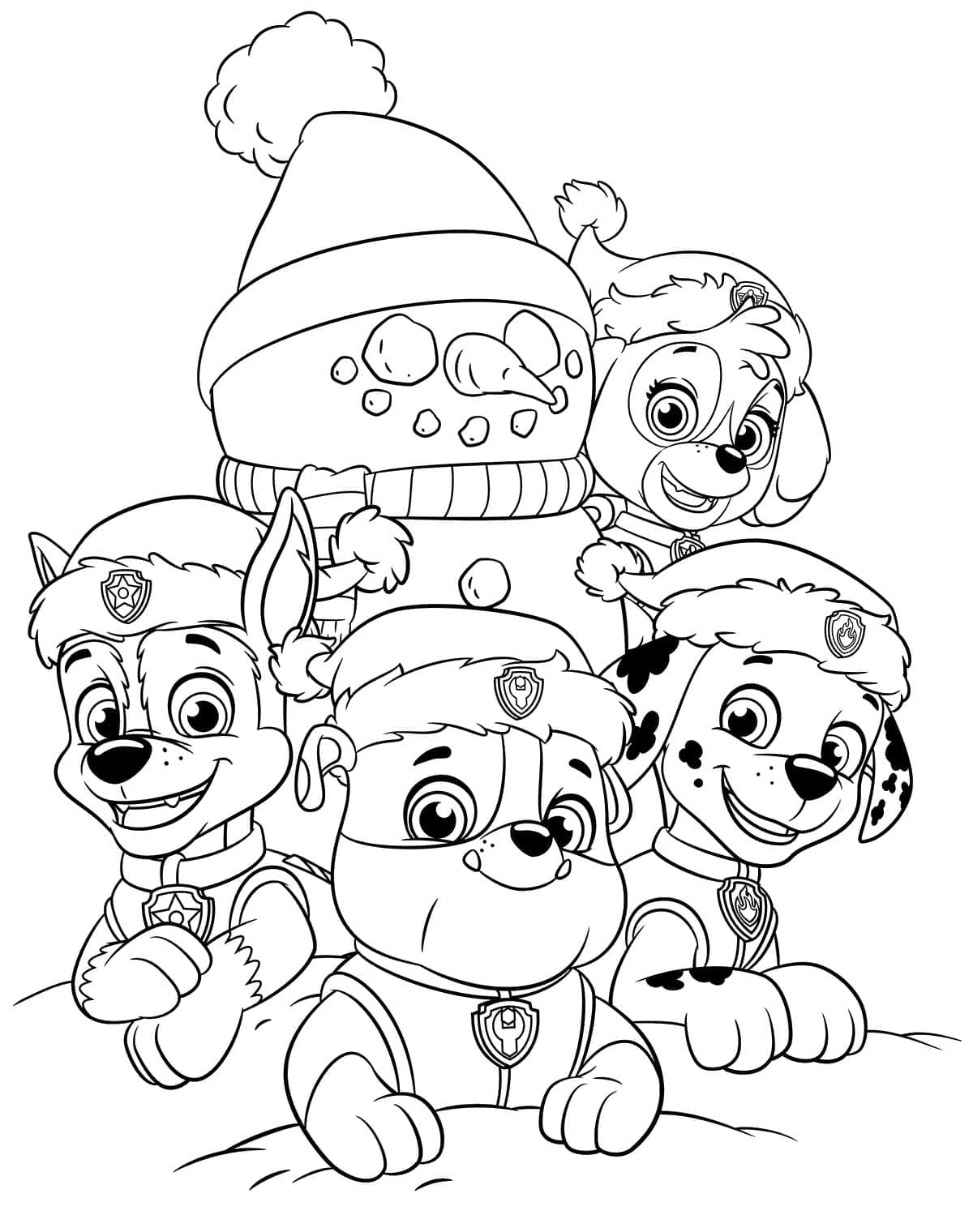 Paw Patrol (21) Boyama Sayfası