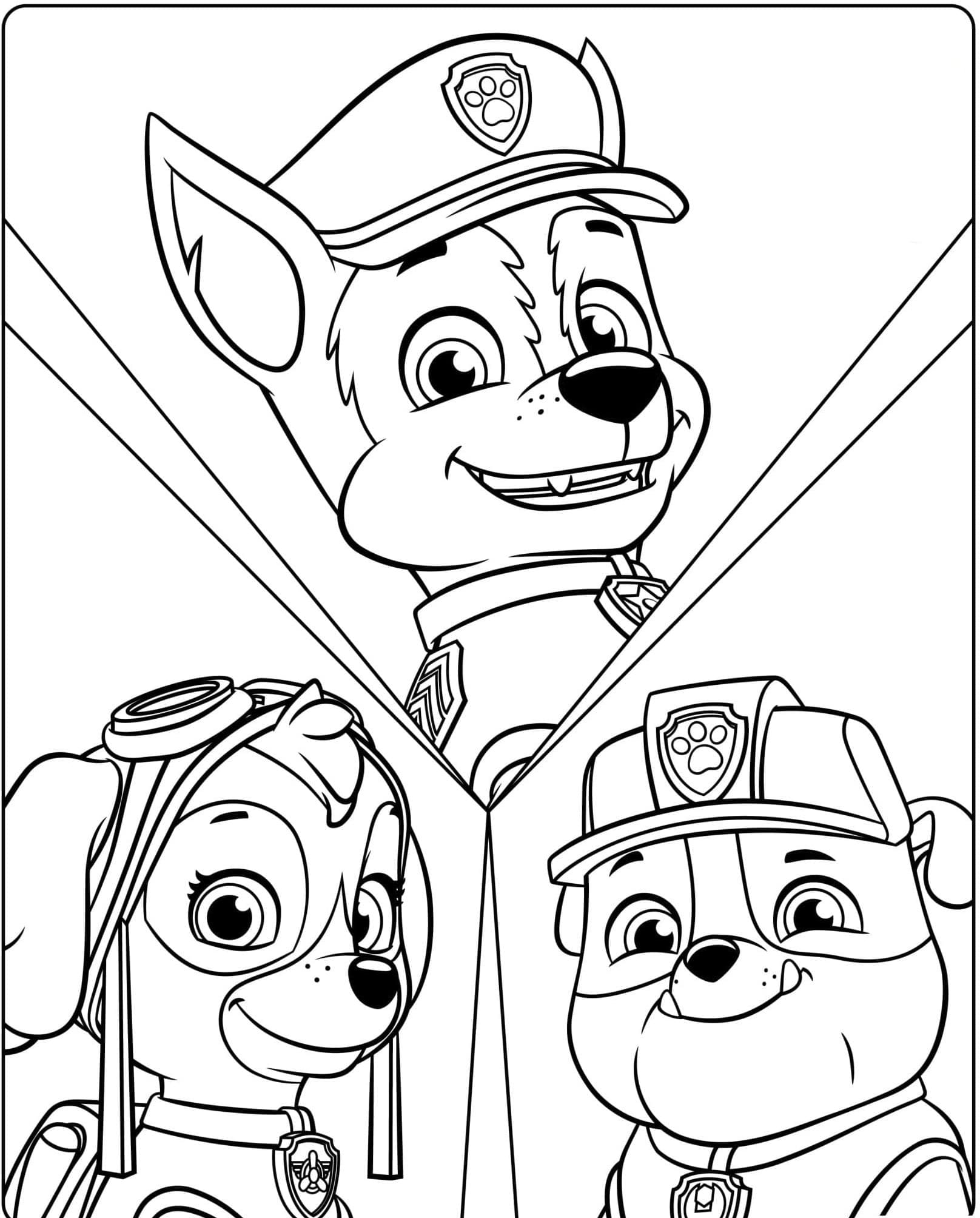 Paw Patrol (23) Boyama Sayfası