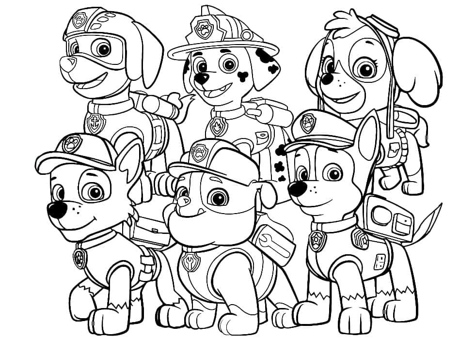 Paw Patrol (24) Boyama Sayfası