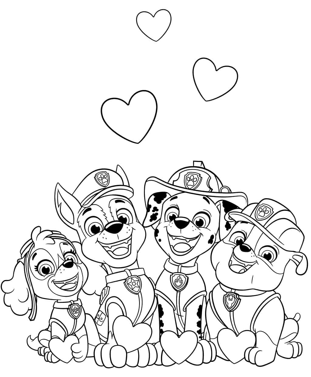Paw Patrol (27) Boyama Sayfası