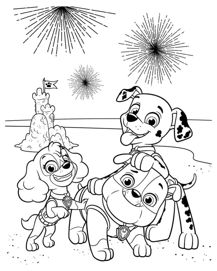 Paw Patrol (28) Boyama Sayfası