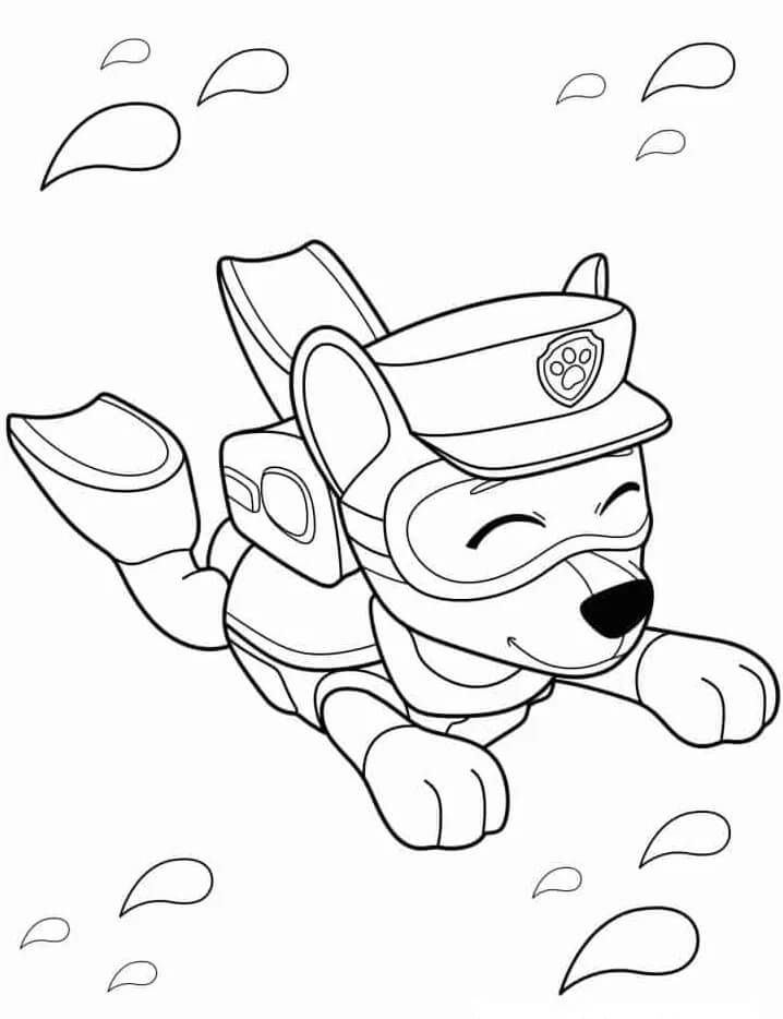 Paw Patrol (4) Boyama Sayfası