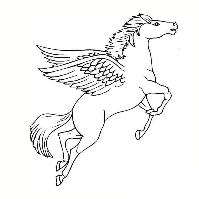 Pegasus (3) Boyama Sayfası