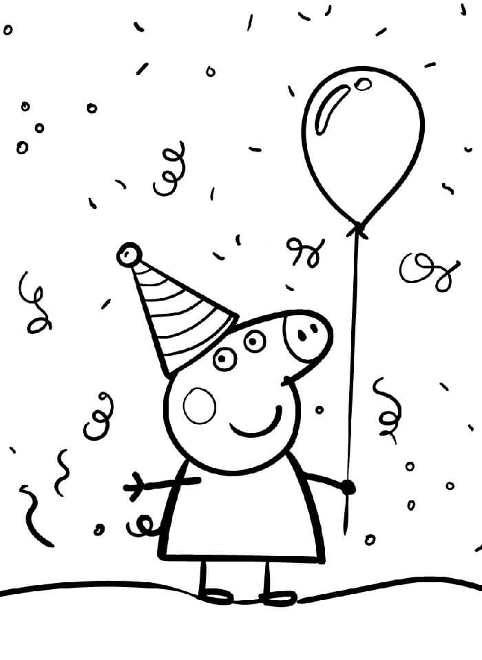 Peppa Pig (12) Boyama Sayfası
