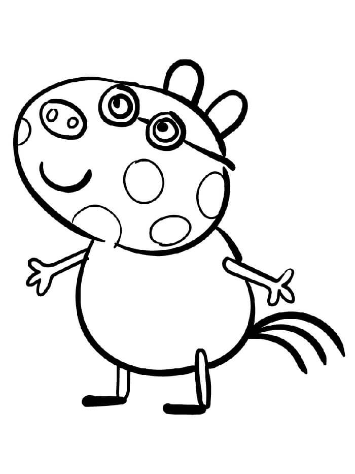 Peppa Pig (13) Boyama Sayfası