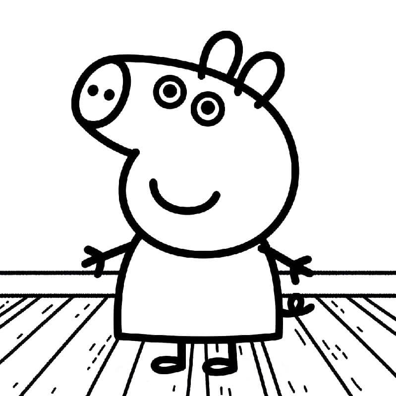Peppa Pig (14) Boyama Sayfası