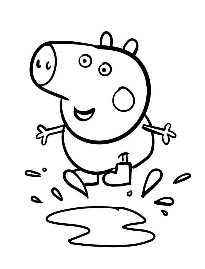 Peppa Pig (16) Boyama Sayfası