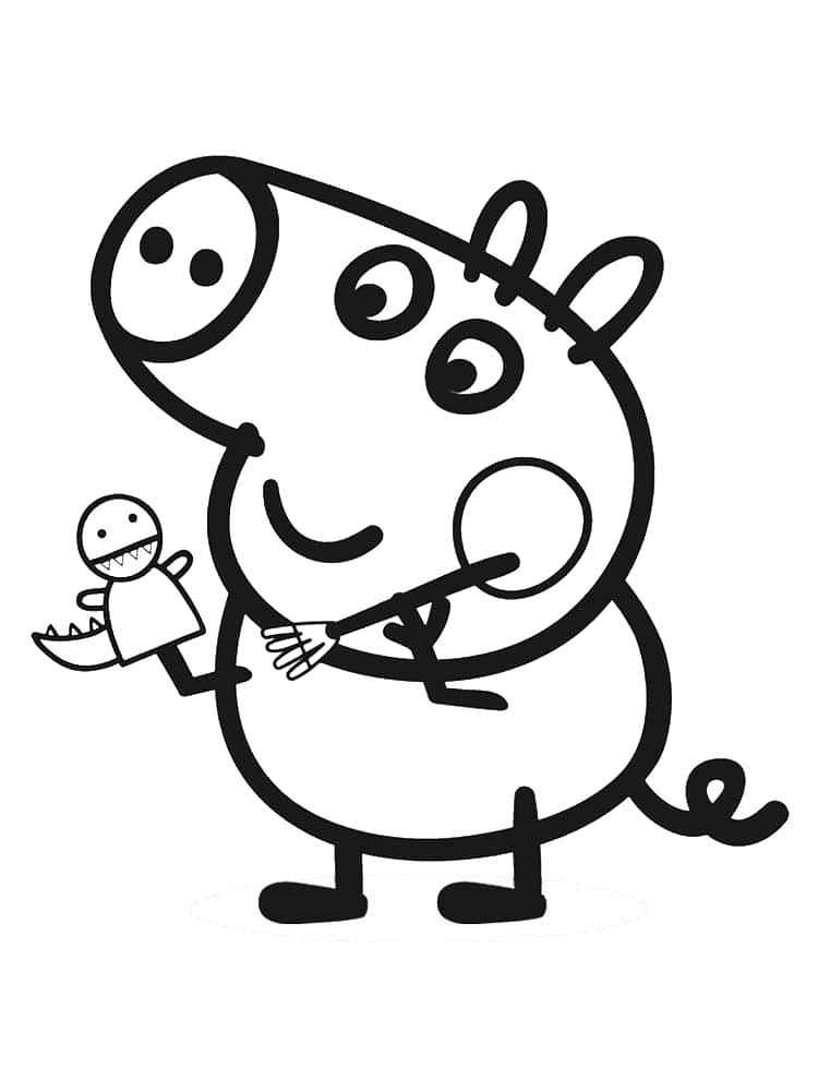 Peppa Pig (3) Boyama Sayfası