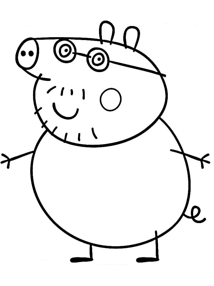 Peppa Pig (4) Boyama Sayfası