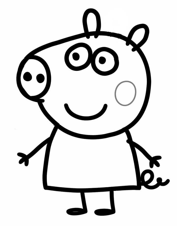 Peppa Pig (7) Boyama Sayfası
