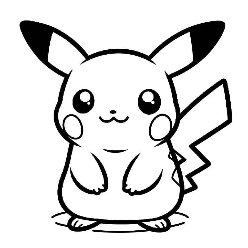 Pikachu (4) Boyama Sayfası