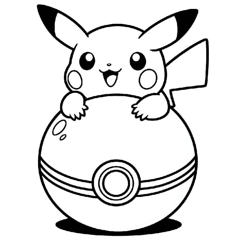 Pikachu (7) Boyama Sayfası