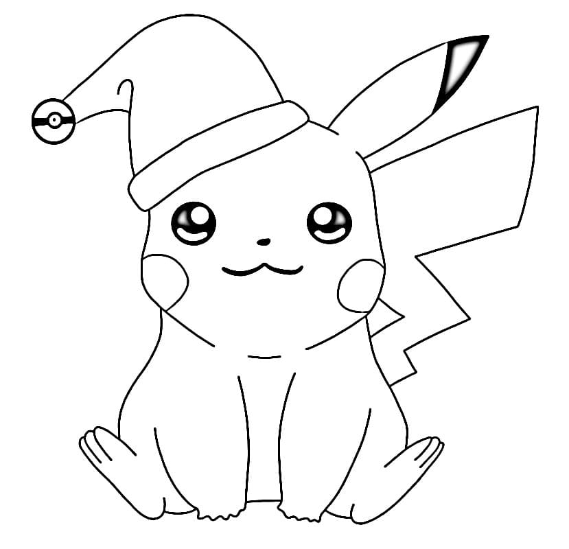Pikachu Bedava Baskı Boyama Sayfası