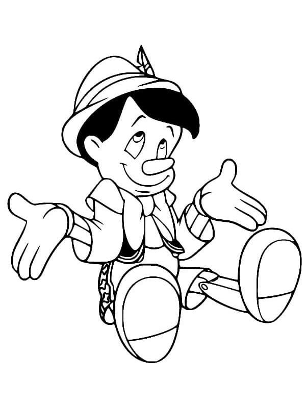 Pinokyo Disney Boyama Sayfası