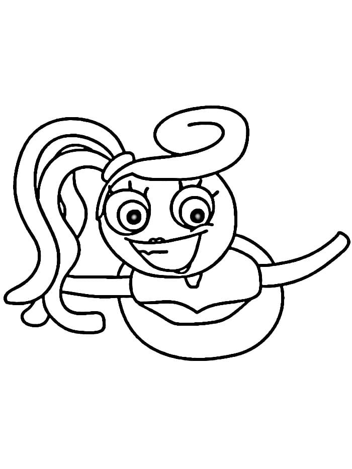 Poppy Playtime boyamak için Boyama Sayfası