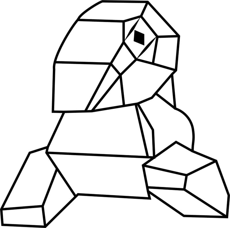 Porygon Pokemon Boyama Sayfası