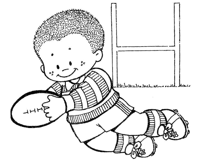 Ragbi (4) Boyama Sayfası