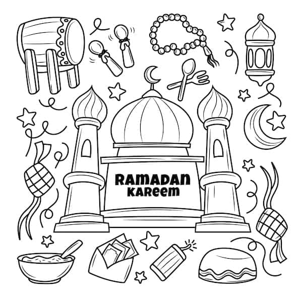 Ramazan (8) Boyama Sayfası